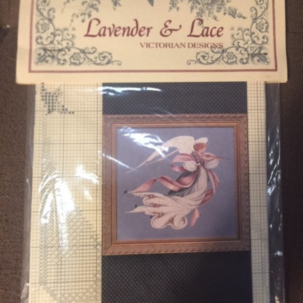 Lavender & Lace Cross Stitch Pattern